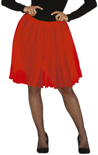 Rotes Tutu Damen 60cm