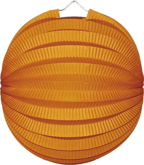 Orange Laterne Glühbirne 23cm