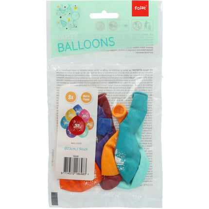 Ballons Yay Congrats Bunt 23cm 8St.