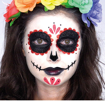 Dia De Los Muertos Schminkset 8-teilig