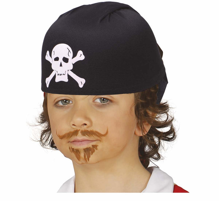 Schwarzer Piratenhut Kind