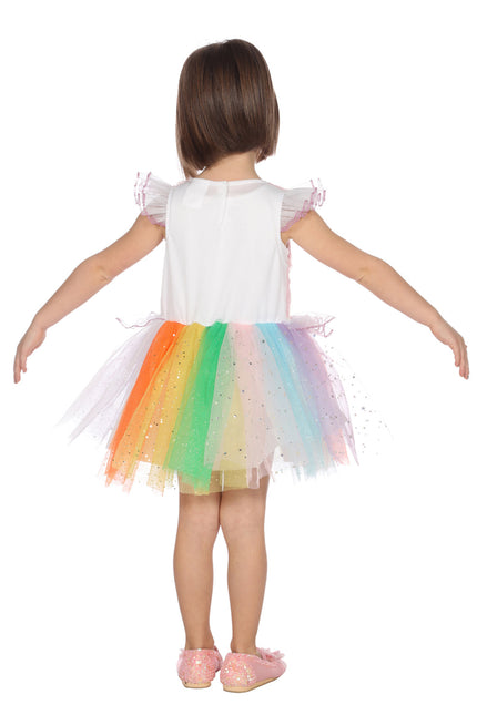 Einhorn Kleid Baby Glitter