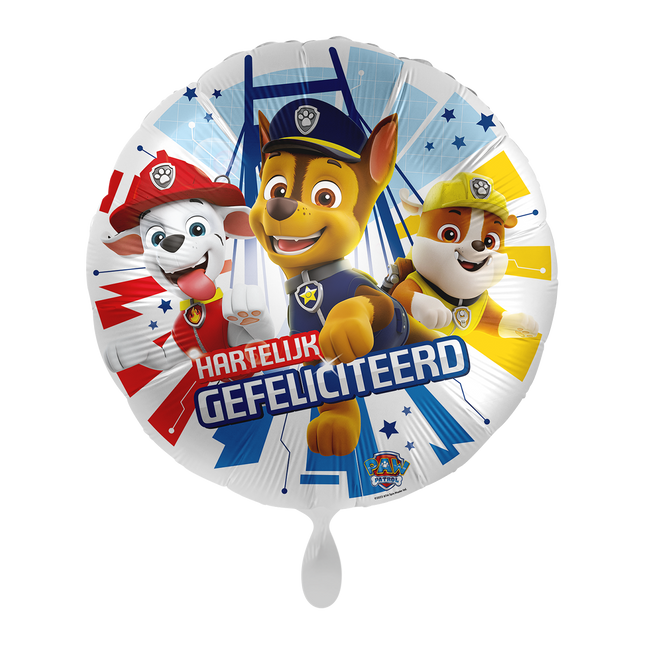 Paw Patrol Helium Ballon Leer 43cm