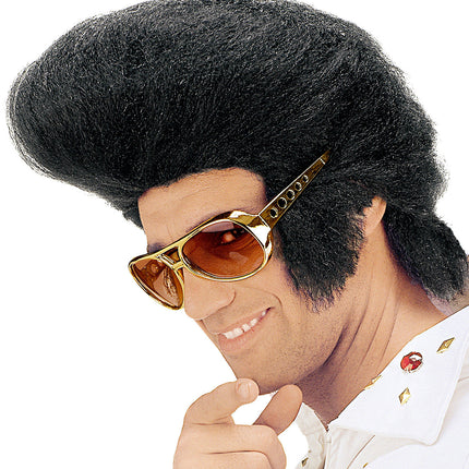 Elvis Perücke Schwarz