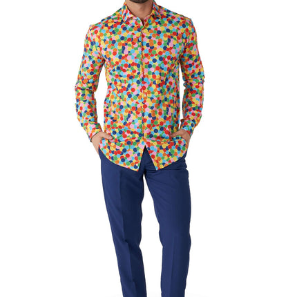 Party Konfetti Shirt Männer OppoSuits