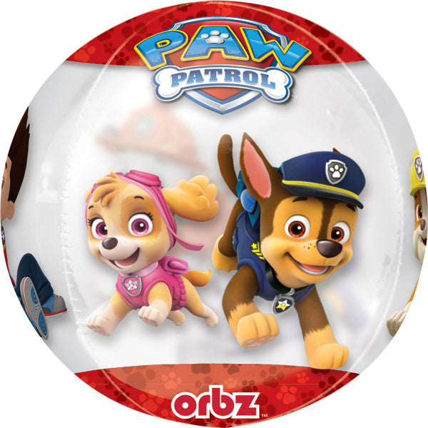 Paw Patrol Helium Ballon Ball 40cm leer