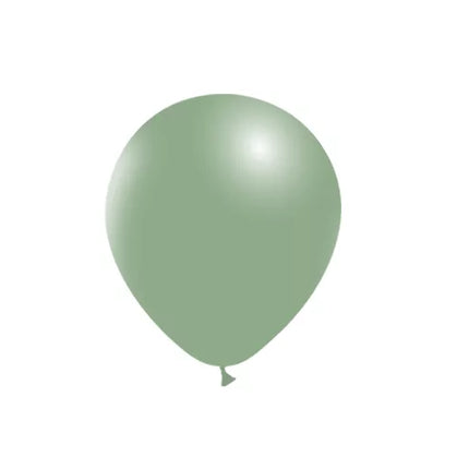 Grüne Luftballons Vintage 14cm 100Stk