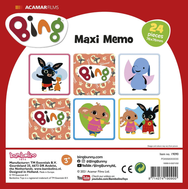 Bing Maxi Memo 36 Stk.