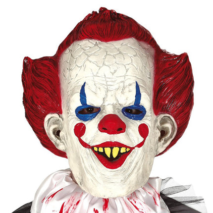 Halloween Maske Clown Rotes Haar