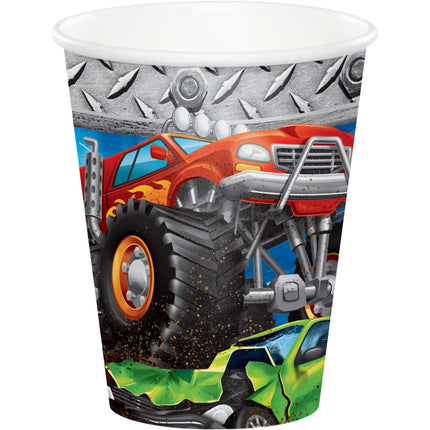 Monster Truck Becher 256ml 8 Stk.