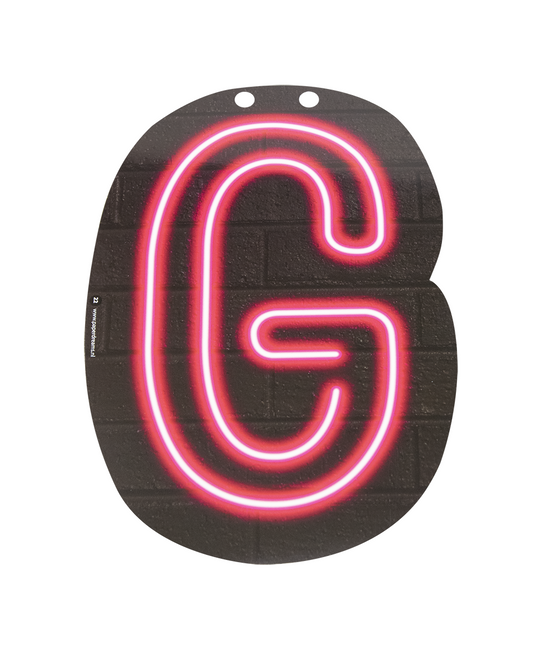 Neon Buchstabe G 24cm