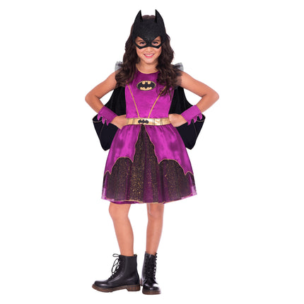 Batgirl Kleid Lila Kind