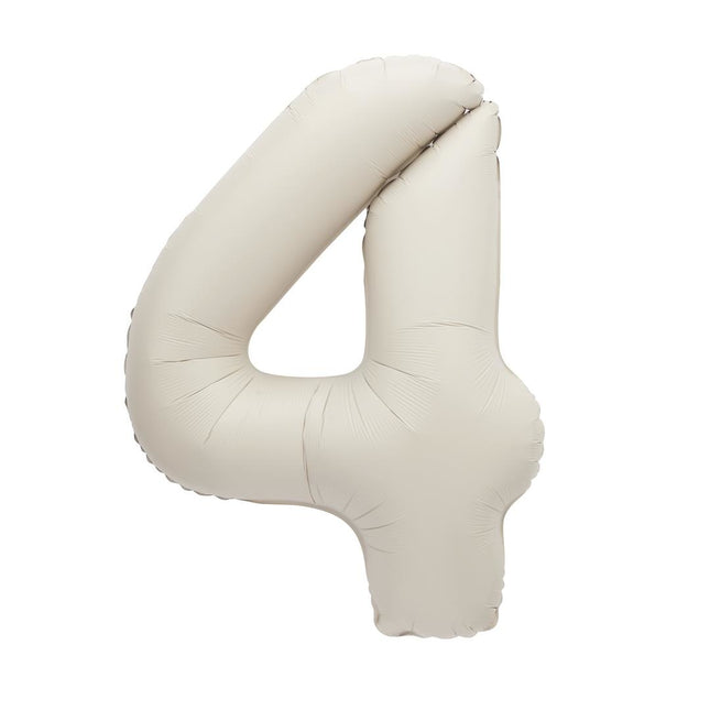 Nackte Figur Ballon 4 Jahre Matt 86cm