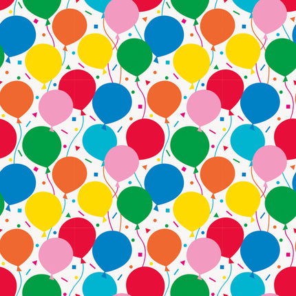 Geschenkpapier Luftballons 1.52m