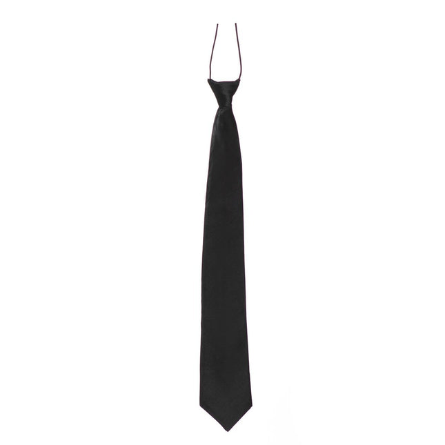 Krawatte Schwarz 50cm