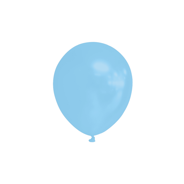 Hellblaue Ballons 13cm 100Stk