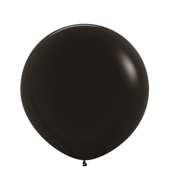 Ballons Schwarz 61cm 10Stk