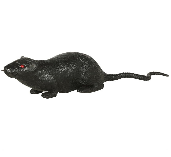 Halloween Ratte Schwarz 15cm