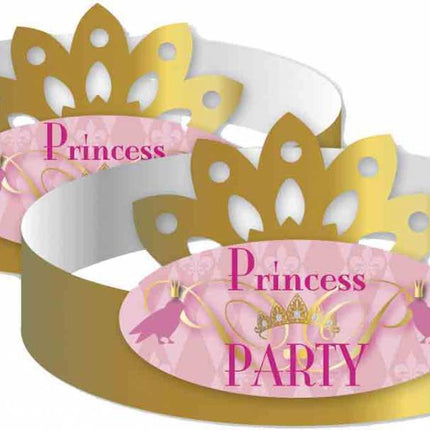 Prinzessinnen Kronen Party 6pcs