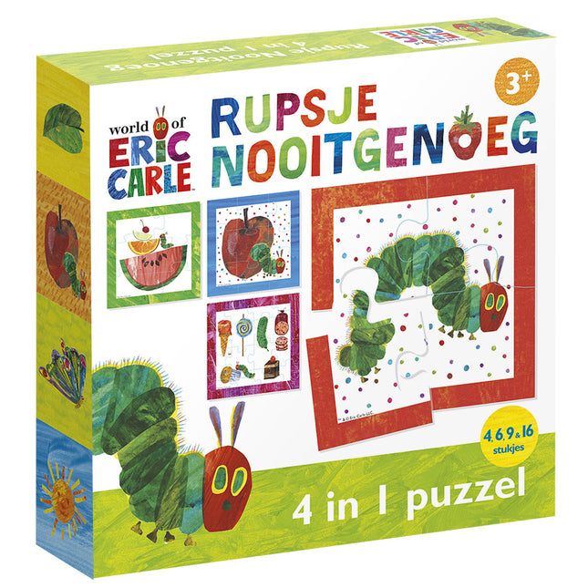 Raupe Nimmersatt 4-in-1 Puzzle