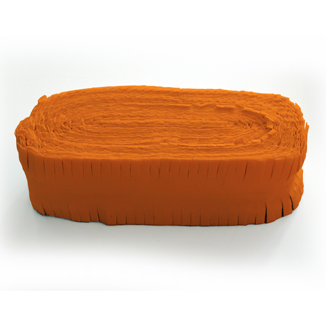 Orange Girlanden Krepp 24m