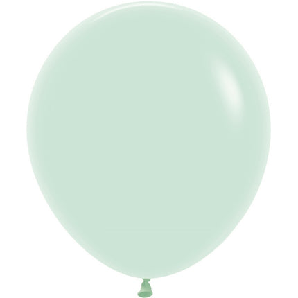 Ballons Pastell Mattgrün 45cm 25Stk