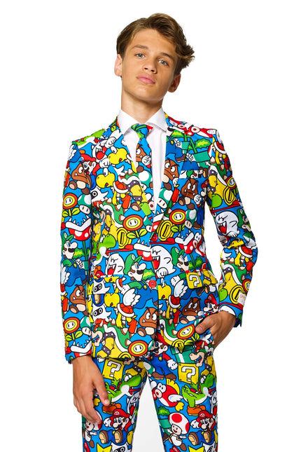 Super Mario Anzug Junge Teen OppoSuits