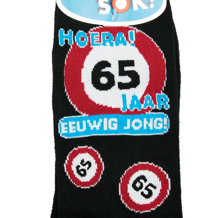 Lustige Socken 65 Jahre 1 Paar