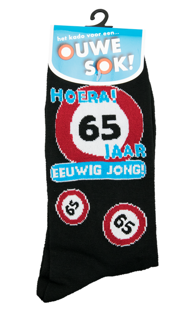 Lustige Socken 65 Jahre 1 Paar