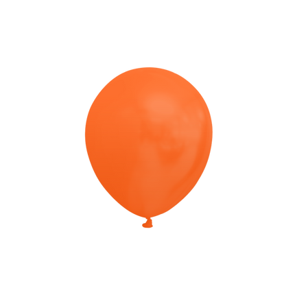 Orangefarbene Luftballons 13cm 100 Stk.