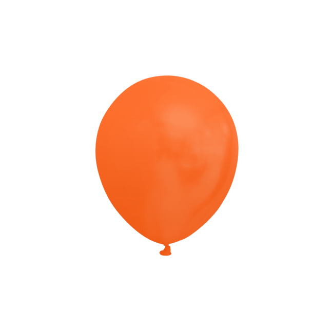 Orangefarbene Luftballons 13cm 100 Stk.