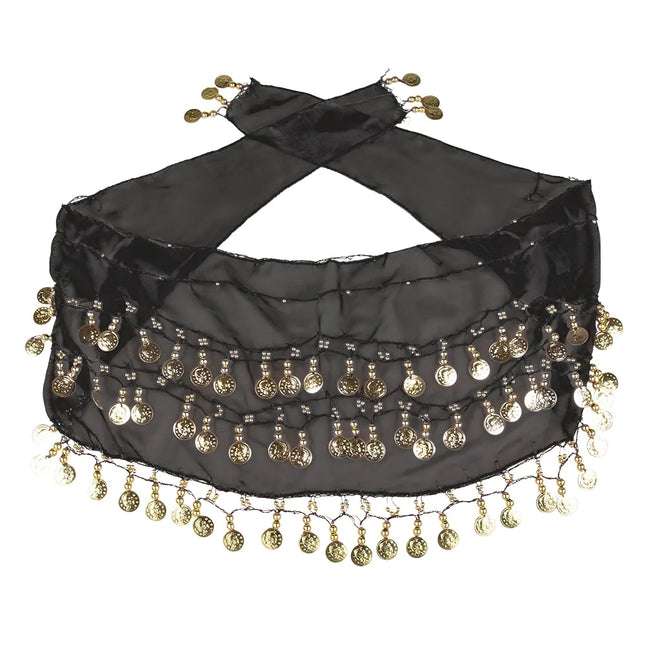 Accessoire Set Black Belly Dancer 4 Stück