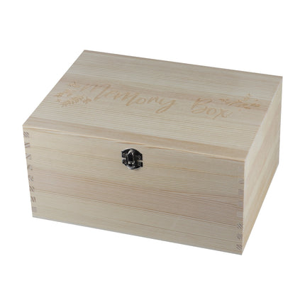 Karten Box Holz