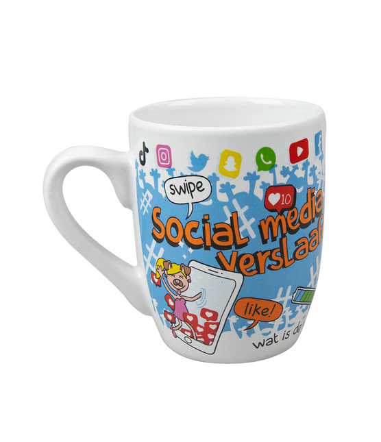 Becher Social Media Addict