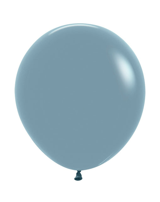 Ballons Pastell Dämmerungsblau 45cm 25Stk.