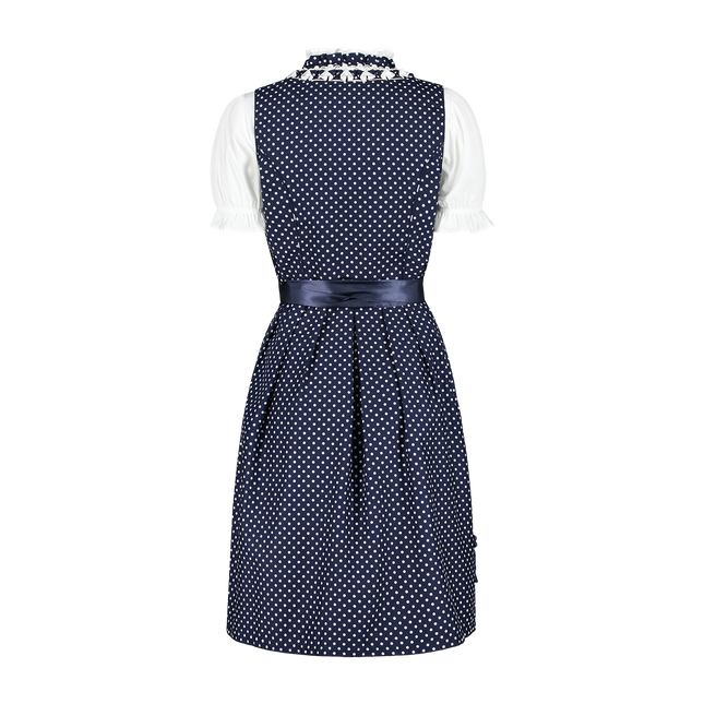 Weiß Blaues Dirndlkleid Oktoberfest Damen