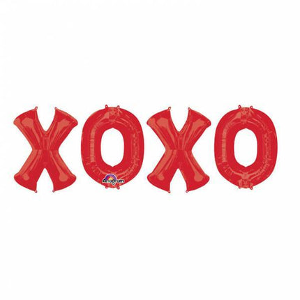 Helium Ballon xoxo Set 95cm leer