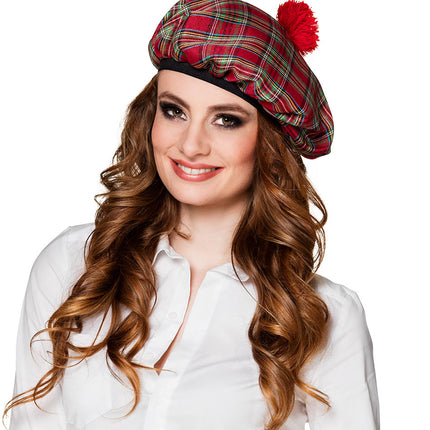 Rotes Barett Tartan