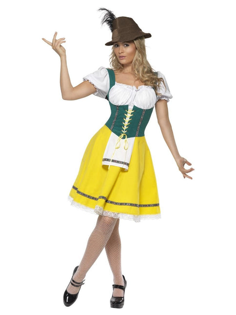 Dirndlkleid Oktoberfest Gelb