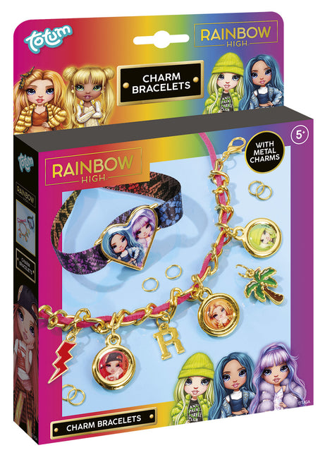 Regenbogen High Armbänder Set