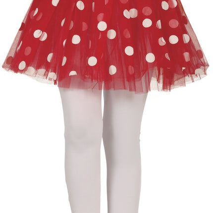 Rotes Tutu Girl Dots 30cm