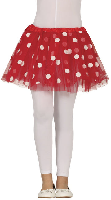 Rotes Tutu Girl Dots 30cm