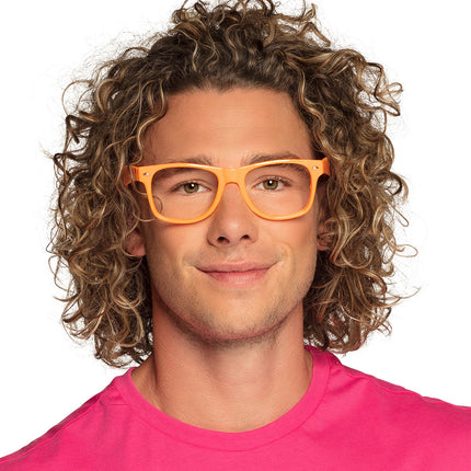 Party Brille neon orange