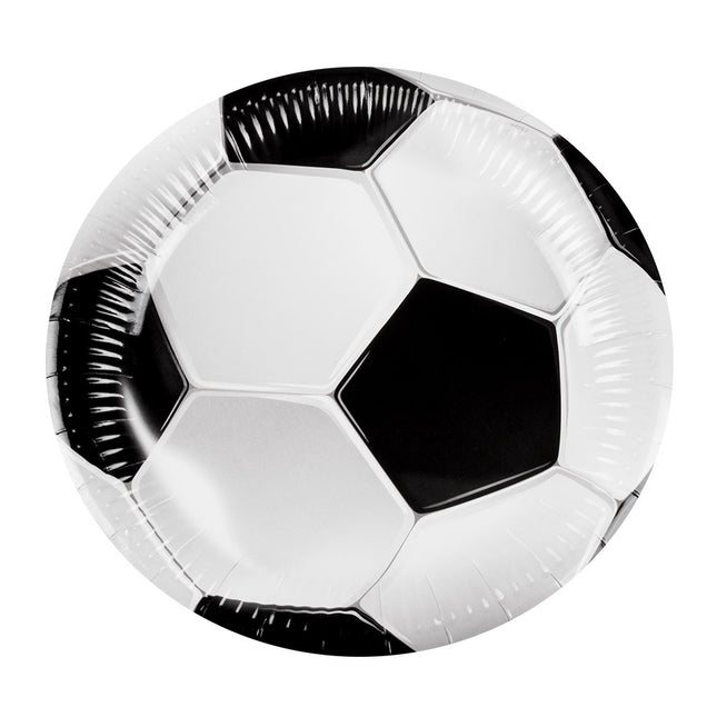 Fußball Schilder Papier 23cm 10Stk