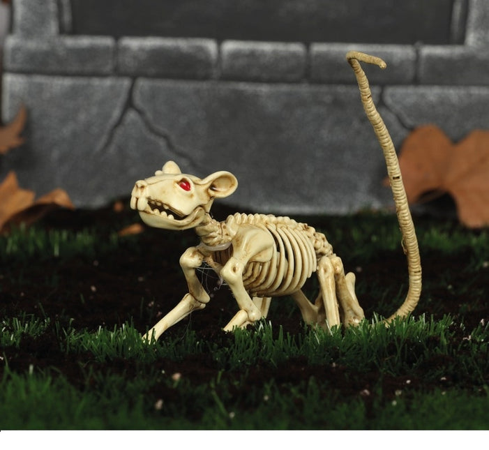 Halloween Ratte Skelett 20cm