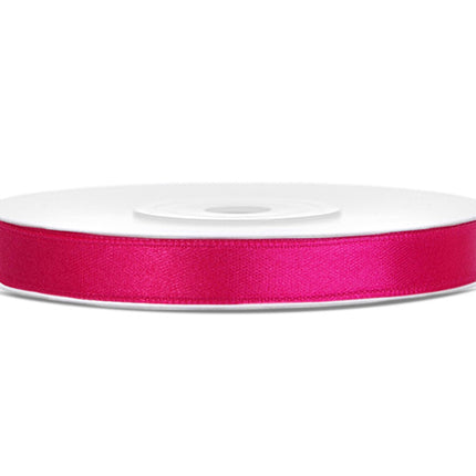 Satinband Fuchsia 6mm 25m