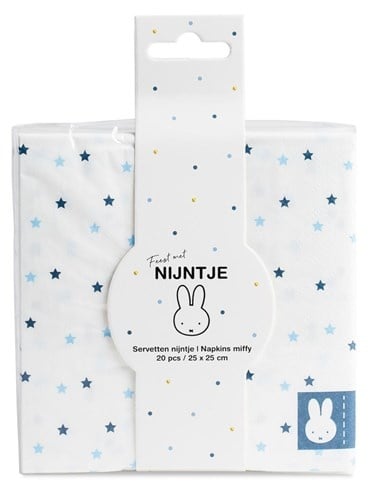 Miffy Servietten Blau 25cm 20Stück