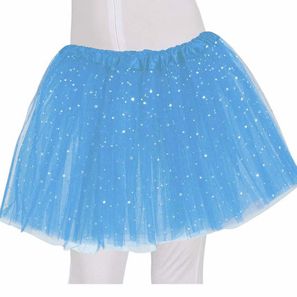 Hellblaue Tutu Sterne 30cm