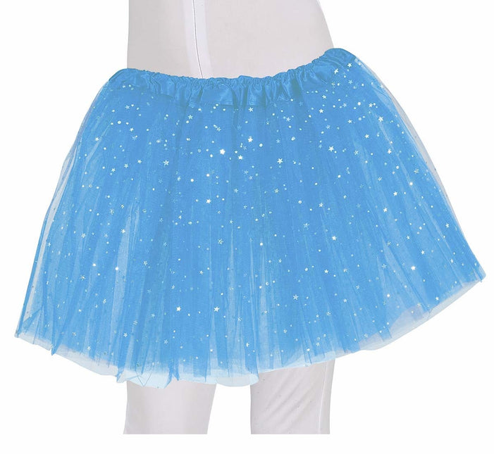 Hellblaue Tutu Sterne 30cm