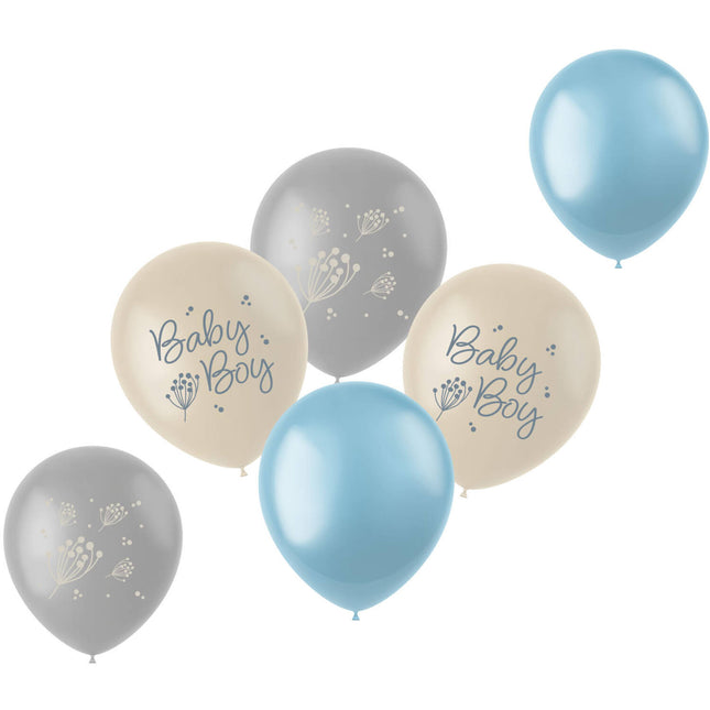 Geburt Ballons Babyboy 33cm 6Stk